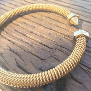 FORZIANI golden bracelet mesh cuff